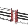 C52 Big Commodity Shelf Gym Equipment
