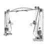 AN14 Cable Crossover Gym Equipment